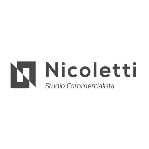 Logo in bianco e nero Studio Nicoletti