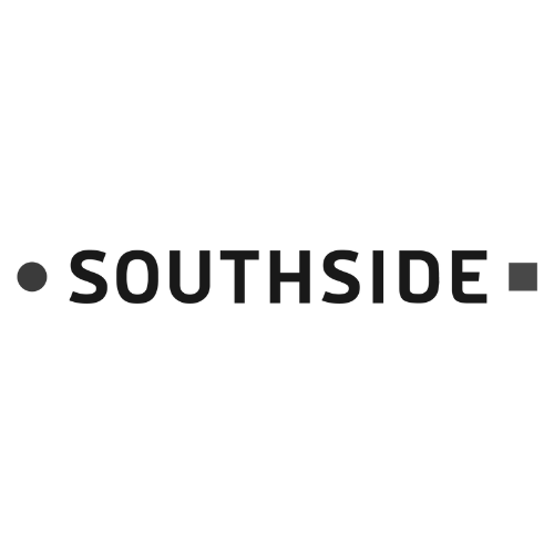 Logo in bianco e nero Southside